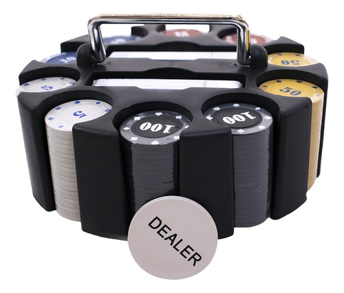 Jogo De Poker 200 Fichas E Baralhos Time Vasco