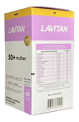Lavitan 50+ Women 60 comprimidos