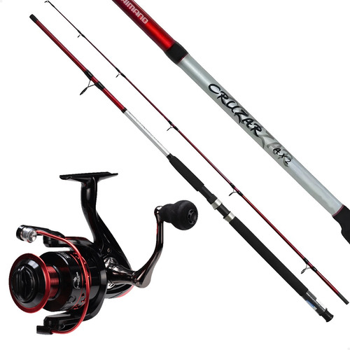 Conjunto Pesca Profissional Vara Shimano Cruzar + Molinete