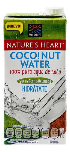 Agua De Coco Natures Heart 1l