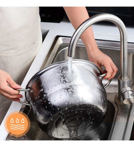 Vaporera De Acero Inoxidable 5l Con Tapa Para Sopas