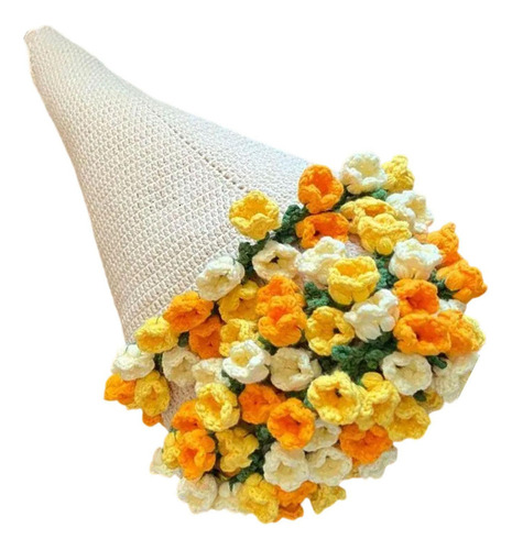 A Kit De Crochet De Manta De Flores Decoración Diy
