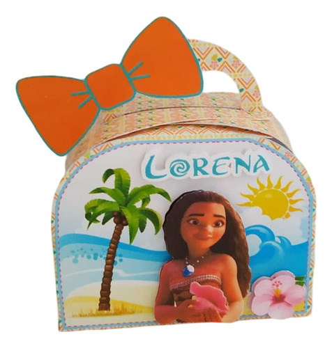 Cajitas Golosineras Moana Bebe Maleta