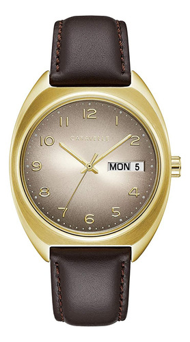 Caravelle Retro Quartz Mens Watch, Stainless Steel With