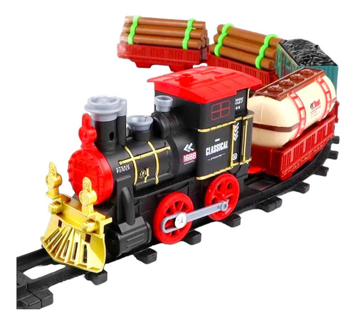 Tren Eléctrico Navidad Juguete 14pcs Para Niños/a Decoracion