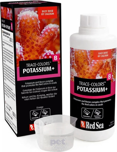 Potasio Para Corales Trace Colors B Potassium+ Red Sea 500ml