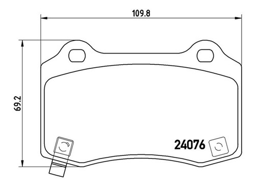 Imagen 2 de 4 de Balatas (t) Brembo Low Camaro Ss 10-15 Zl1 Jeep Srt8 06-15