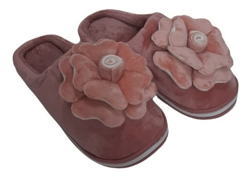 Pantuflas Peluche Dama Mujer Corderito Importada Abrigo Moda