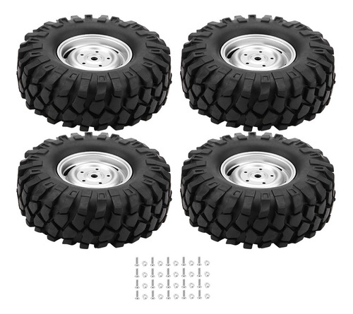 Accesorio Rc, Neumático De Goma 4pcs, Escala 1/10 Rc Crawler