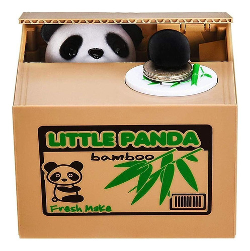 Panda Banco De Monedas De Robo Automático