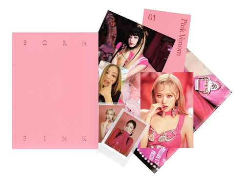 Blackpink Born Pink Kpop Deluxe Photobook Pink Disco Cd