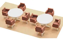 Comprar Muebles Para Maquetas Y Dioramas Set Mesas Esc: 1:50
