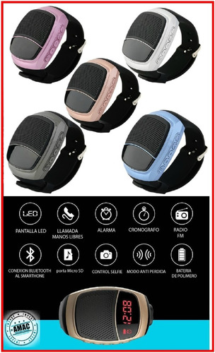 Reloj Parlante Smartwatch Led Sport Bluetooth, Fm, Sd Mp3