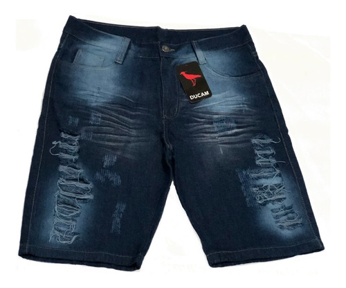 Kit 3 Bermudas Jeans Masculina Atacado C/ Nota Fiscal Full