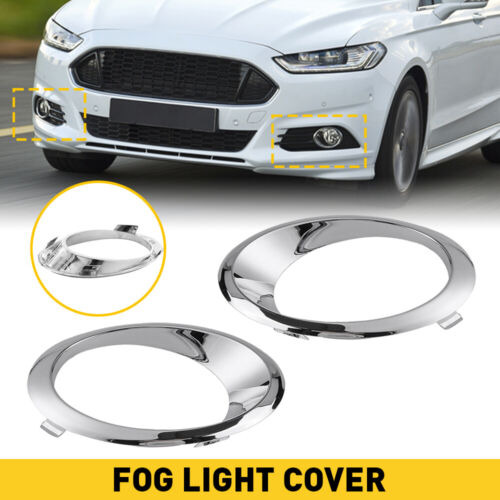 Lh/rh Chrome Fog Light Cover Bezel Trim Ring For 2013-20 Ggg