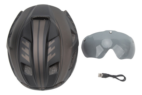 Casco De Bicicleta De Montaña, Gafas De Carretera Moldeadas