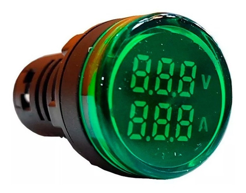 Imagen 1 de 2 de Voltimetro Y Amperimetro 220v Led Digital Zurich 100a