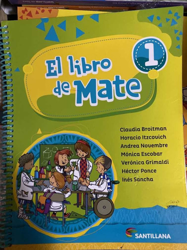 El Libro De Mate 1 Claudia Broitman Y Otros