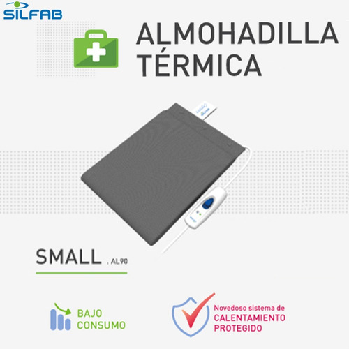 Imagen 3 de 8 de Almohadilla Termica Electrica Silfab Small Al90 Multifuncion