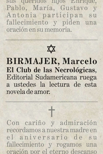 Club De Las Necrologicas, El - Marcelo Birmajer