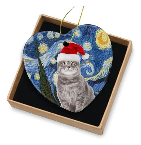 Adorno De Navidad Para Gatos Regalos Para Amantes De Los Gat