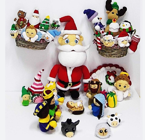 Pack +50 Patrones Navidad Pesebre Crochet Amigurumi