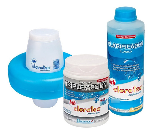 Imagen 2 de 9 de Kit Agua Clara Usala Clorotec