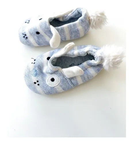 Pantuflas Zara Home Bebe Celeste Talle 16 17 No Cheeky Mimo