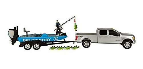 Big Country Toys Bass Fishing Set - Escala 1:20 - Ford F250 