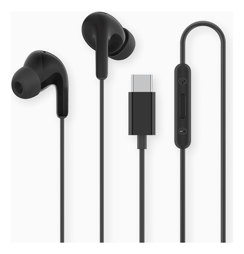 Auriculares Con Cable Xiaomi Tipo C +micrófono/m2413e1 Negro