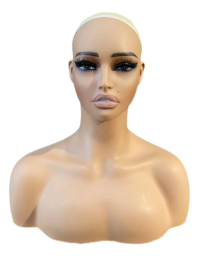 Cabeza De Maniquí Femenina, Soporte De Exhibición,
