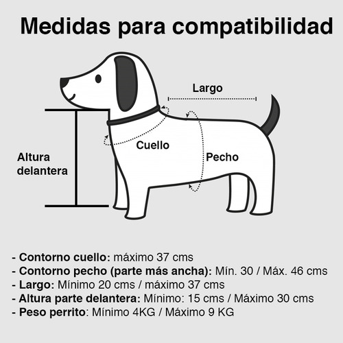 Silla Ruedas Perro Ajustable 4 A 9 Kg S Xs Aluminio 2 Ruedas