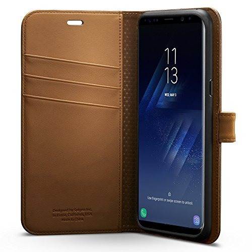 Spigen Wallet S Galaxy S8 Funda Con Funda Plegable Y Función