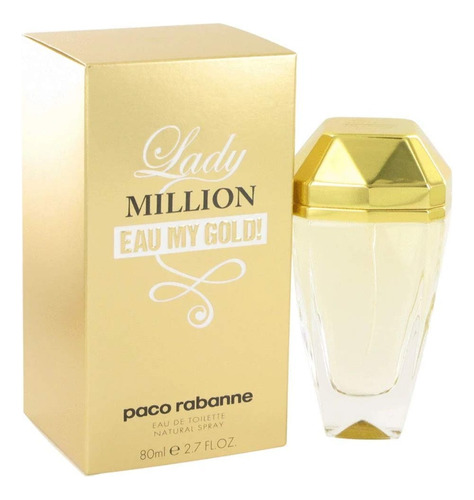 Perfume Lady Million Eau My Gold De Paco Rabanne 80ml Dama