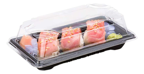 Restaurantware Roku Bandejas Para Sushi De 5,4 X 3 Pulgadas,