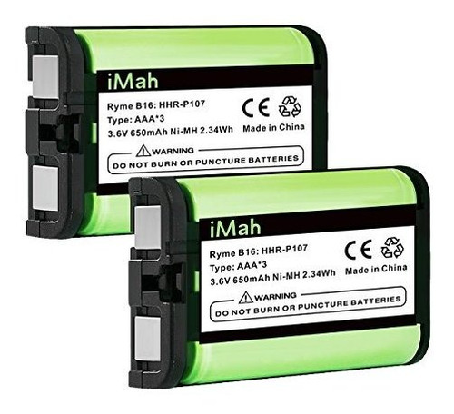 Batería Para Teléfono Inalámbrico Hhr-p107 3.6v 650mah