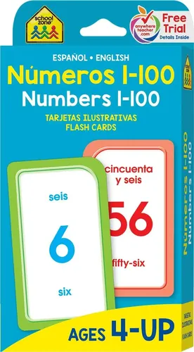 Bilingual Numbers Flashcards / Comercial Greco | Cuotas sin interés