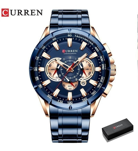 Reloj Hombre Curren 8363 Luxury Brand Sport Acero Muñequera