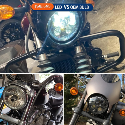 Faro Led Toknome De 5-3/4 De 5,75 Pulgadas Compatible Con...