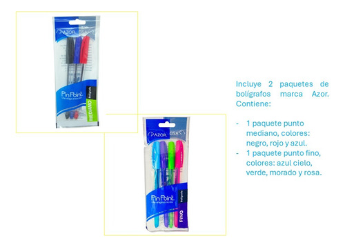 Set De Escritura Escolar Primaria/secundaria + Regalo