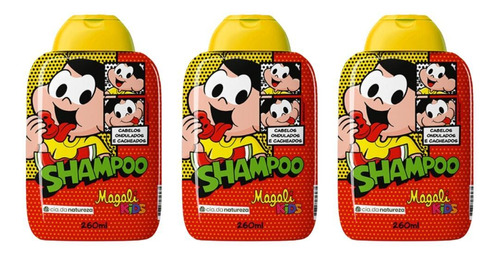 Shampoo Cia Da Natureza Magalim Ondulados Cacheados 260ml3un