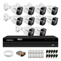 Comprar Kit 10 Câmeras Intelbras Vhd 1130 B Ip67 Dvr Mhdx 1316 16ch