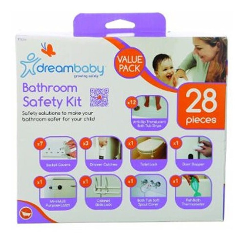 Dreambaby - Kit De Seguridad Para Baño (28 Piezas)