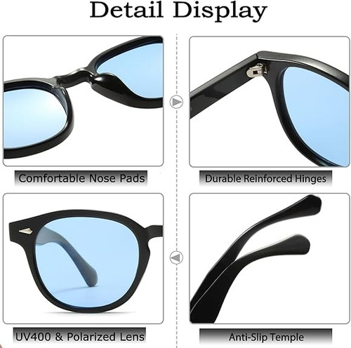 Gafas De Sol De Johnny Depp Con Protección Uv400 Vintage