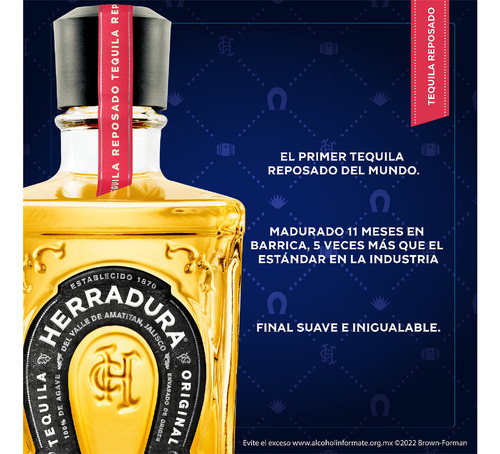 Tequila Herradura Reposado 700ml