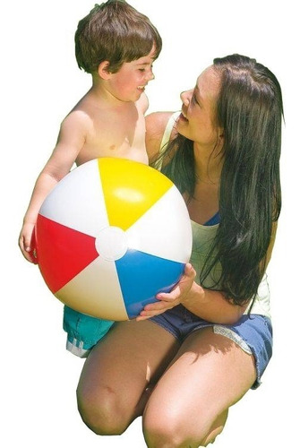 Balón Pelota Para Piscina Volley Playa Mar 51cm Grande Niños