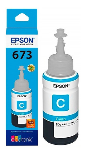 Tinta Epson 673 Botella Original L805 L810 L850 L1800 70ml