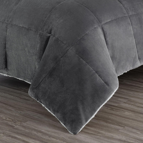 Juego Edredón Reversible 3 Piezas Micromink Sherpa