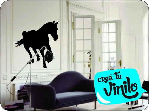 Vinilo Decorativo Caballo Silueta Medida Varia Segun Modelo