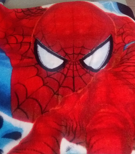 Set Toalla De Playa Y Toalla Poncho De Niño Spiderman (Usado)